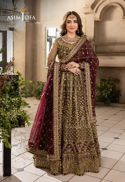 Asim Jofa | Khwab e Naubahar 23 | AJNB-11 - Pakistani Designer Dress - by Asim Jofa | Type: Bridal - 100% Original at Saira Sultan