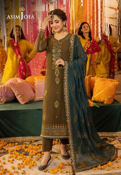 Asim Jofa | Dastaan Collection 24 | AJDA-16 - Pakistani Designer Dress - by Asim Jofa | Type: Formal - 100% Original at Saira Sultan