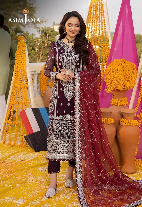 Asim Jofa | Dastaan Collection 24 | AJDA-01 - Pakistani Designer Dress - by Asim Jofa | Type: Formal - 100% Original at Saira Sultan