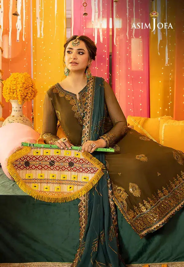 Asim Jofa | Dastaan Collection 24 | AJDA-16 - Pakistani Designer Dress - by Asim Jofa | Type: Formal - 100% Original at Saira Sultan