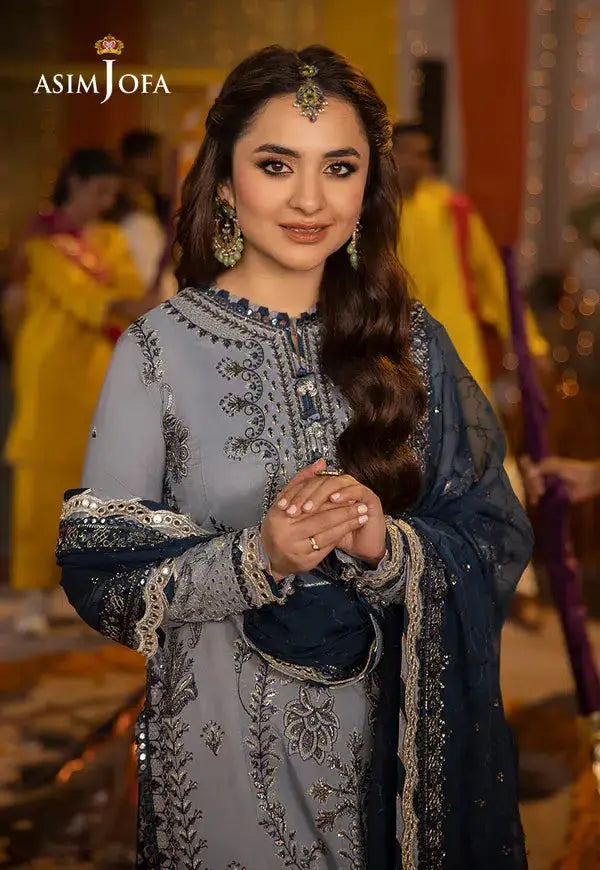 Asim Jofa | Dastaan Collection 24 | AJDA-08 - Pakistani Designer Dress - by Asim Jofa | Type: Formal - 100% Original at Saira Sultan