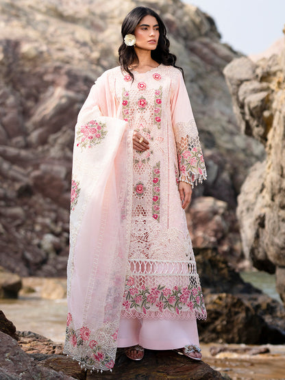 Mahnur | Sirena Luxury Lawn 25 | Azalea XS Pink Lawn