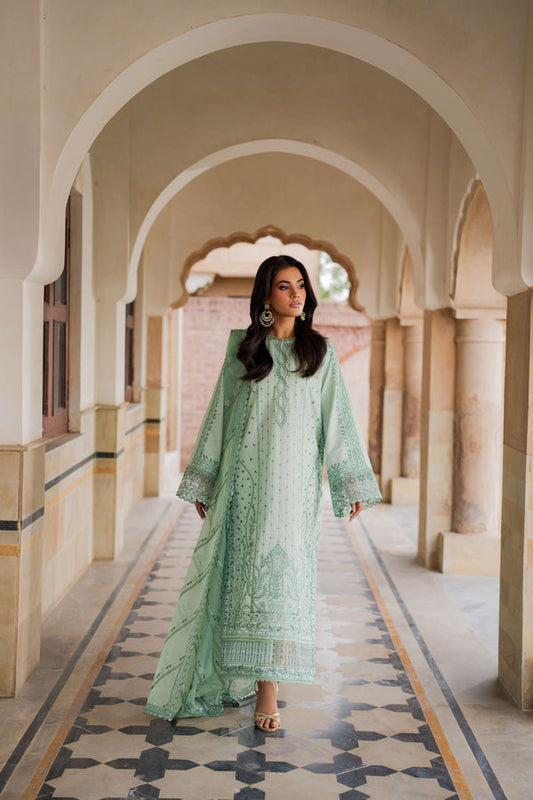 Azzal | Lawn 25 | LIME - Pakistani Designer Dress - by Azzal - Type : Ladies Clothes - 100% Original at Saira Sultan