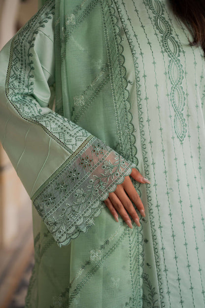Azzal | Lawn 25 | LIME - Pakistani Designer Dress - by Azzal - Type : Ladies Clothes - 100% Original at Saira Sultan