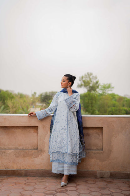 Azzal | Lawn 25 | SAPPHIRE - Pakistani Designer Dress - by Azzal - Type : Ladies Clothes - 100% Original at Saira Sultan
