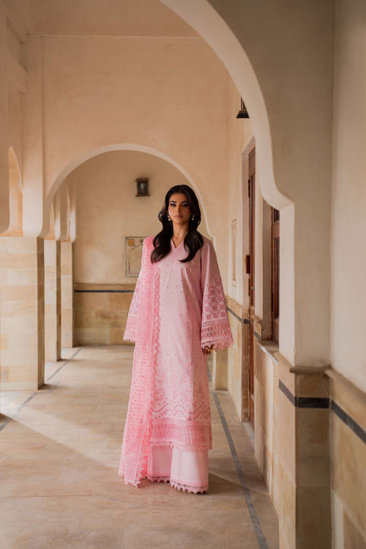 Azzal | Lawn 25 | CORAL - Pakistani Designer Dress - by Azzal - Type : Ladies Clothes - 100% Original at Saira Sultan