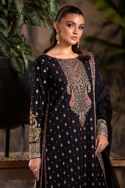 Charizma | Festive Pret | CMA-4-050 BLACK M Long Shirt