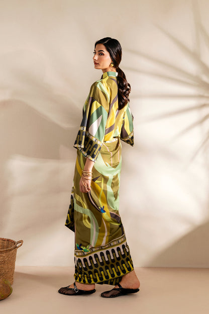 Saira Rizwan | Silk Coords 25 | GOLDEN GUAVA - SRSP-25-07 - Pakistani Designer Dress - by Saira Rizwan - Type : Ladies Clothes - 100% Original at Saira Sultan