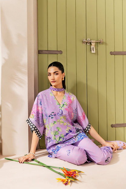 Saira Rizwan | Silk Coords 25 | LILAC LUSH - SRSP-25-10 - Pakistani Designer Dress - by Saira Rizwan - Type : Ladies Clothes - 100% Original at Saira Sultan