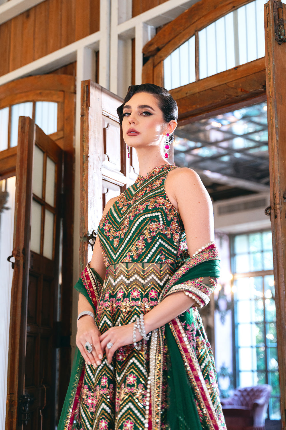 Saira Rizwan | Naqsh Festive | SRN24-06 Penelope - Pakistani Designer Dress - by Saira Rizwan | Type: Bridal - 100% Original at Saira Sultan