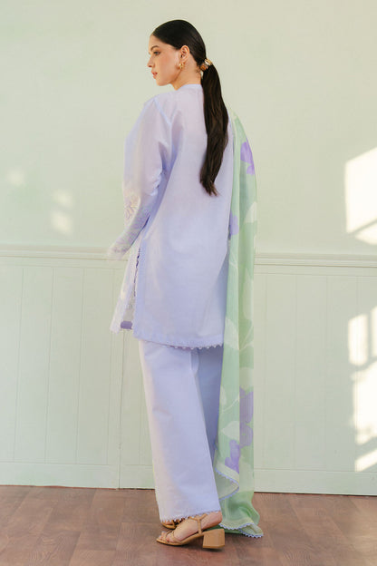 Zara Shahjahan | Coco Lawn 25 | BLOOM-1A S Soft Lilac Lawn