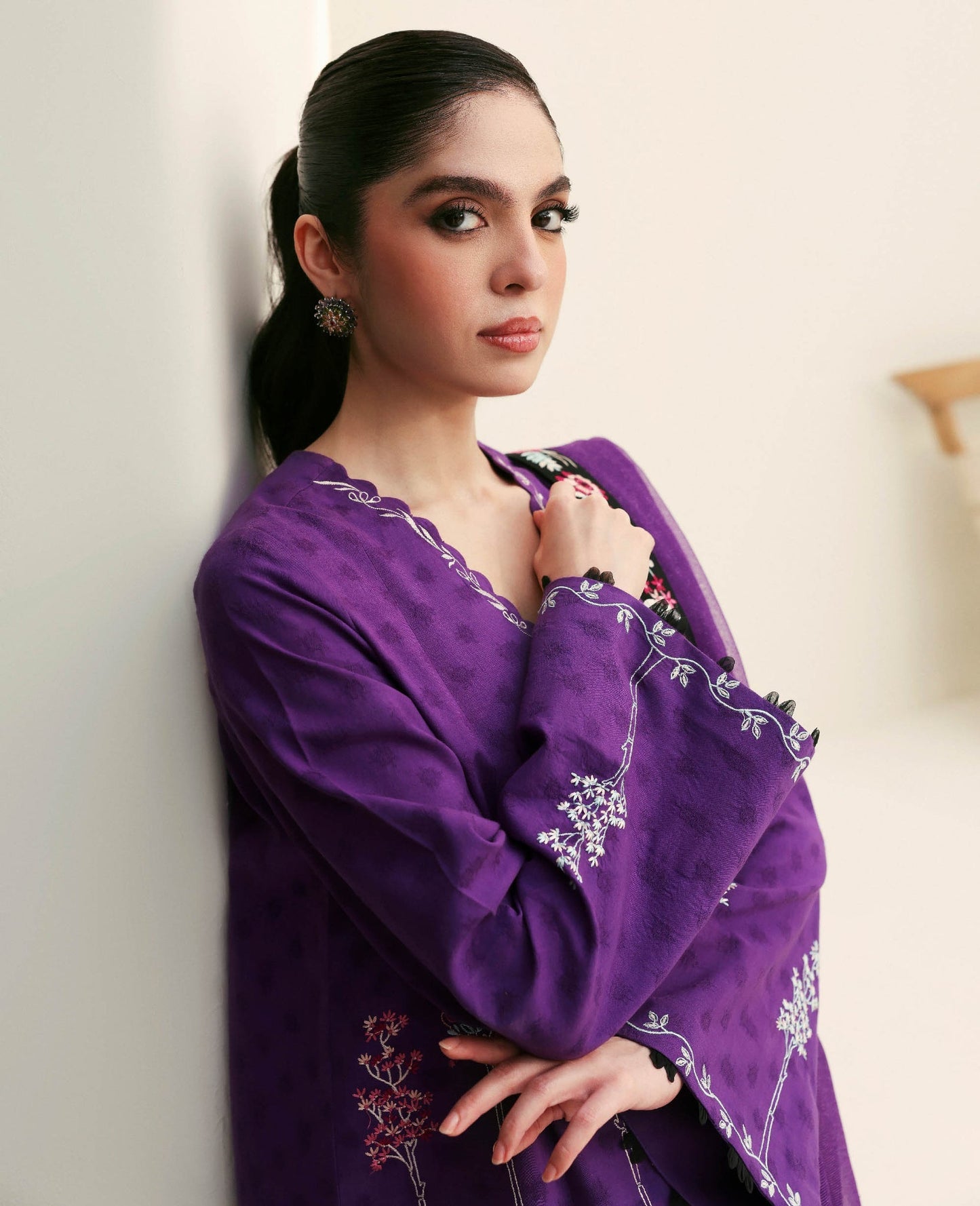 Republic Womenswear | Basics Pre Fall 25 | Violette by Republic Womenswear - Designer Dress - Type : Ladies Clothes - Available at Saira Sultan - 100% Original 