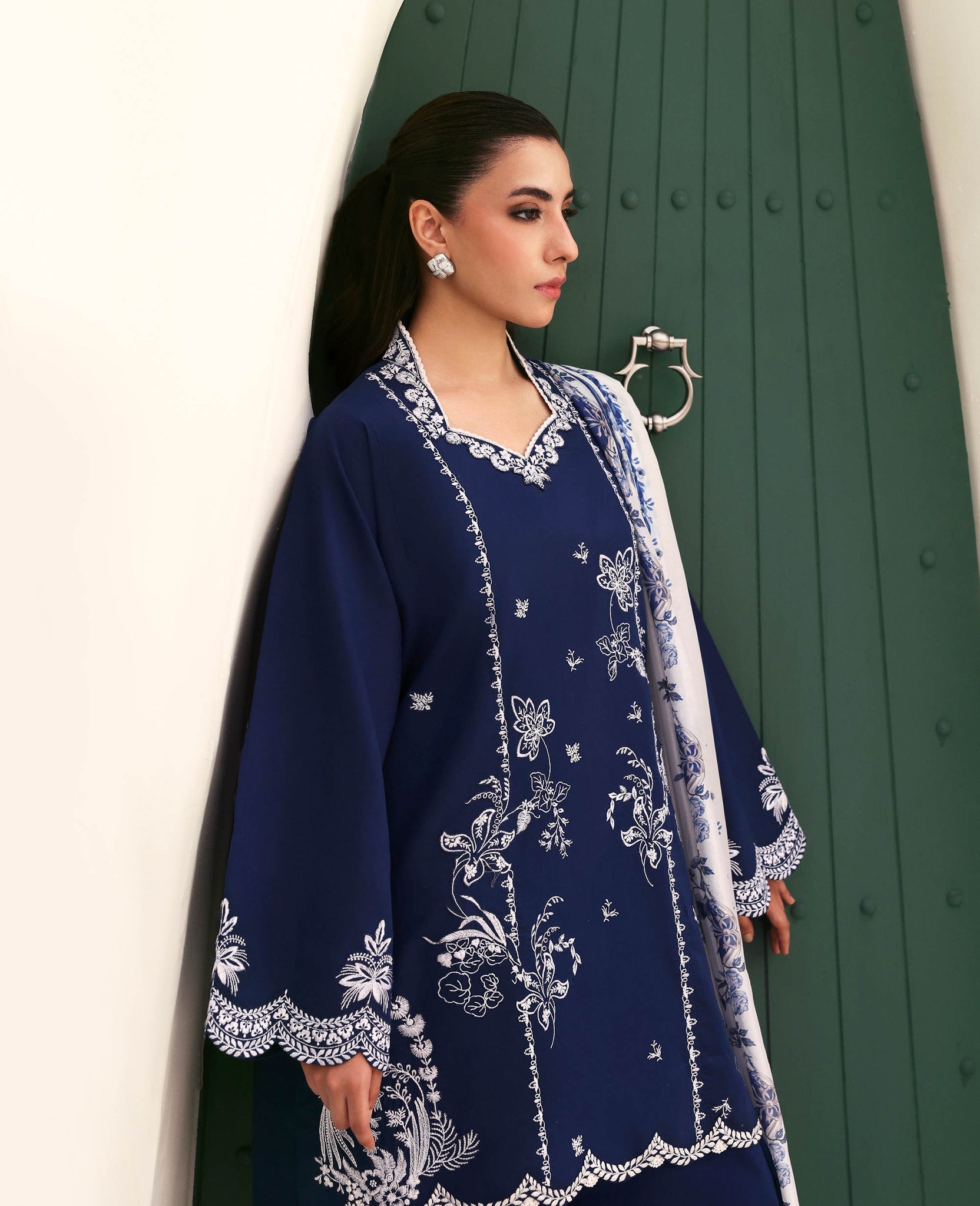 Republic Womenswear | Basics Pre Fall 25 | Dahlia by Republic Womenswear - Designer Dress - Type : Ladies Clothes - Available at Saira Sultan - 100% Original 