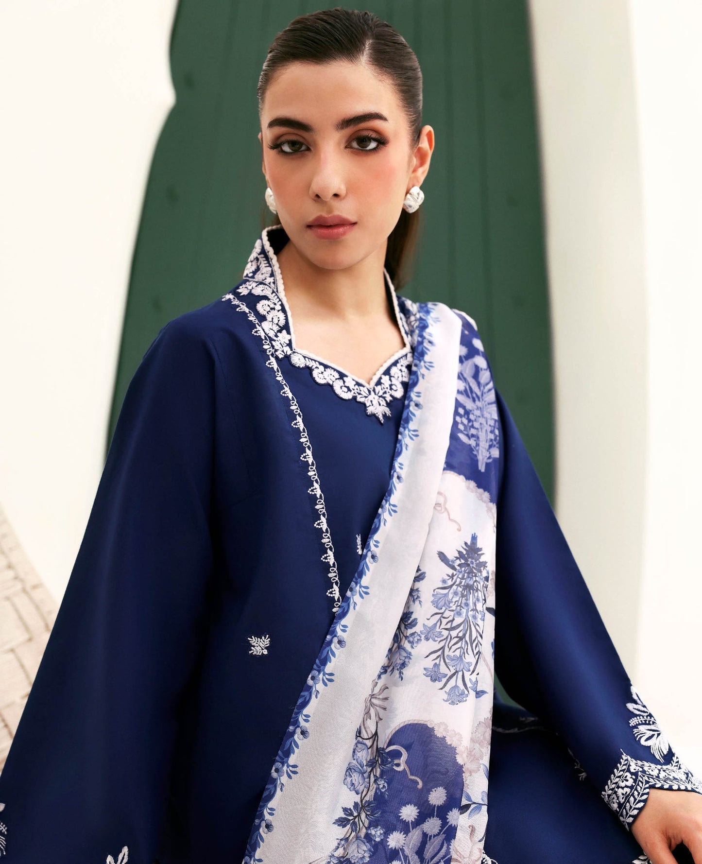 Republic Womenswear | Basics Pre Fall 25 | Dahlia by Republic Womenswear - Designer Dress - Type : Ladies Clothes - Available at Saira Sultan - 100% Original 