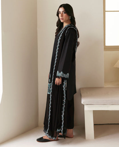 Republic Womenswear | Basics Pre Fall 25 | Noire by Republic Womenswear - Designer Dress - Type : Ladies Clothes - Available at Saira Sultan - 100% Original 