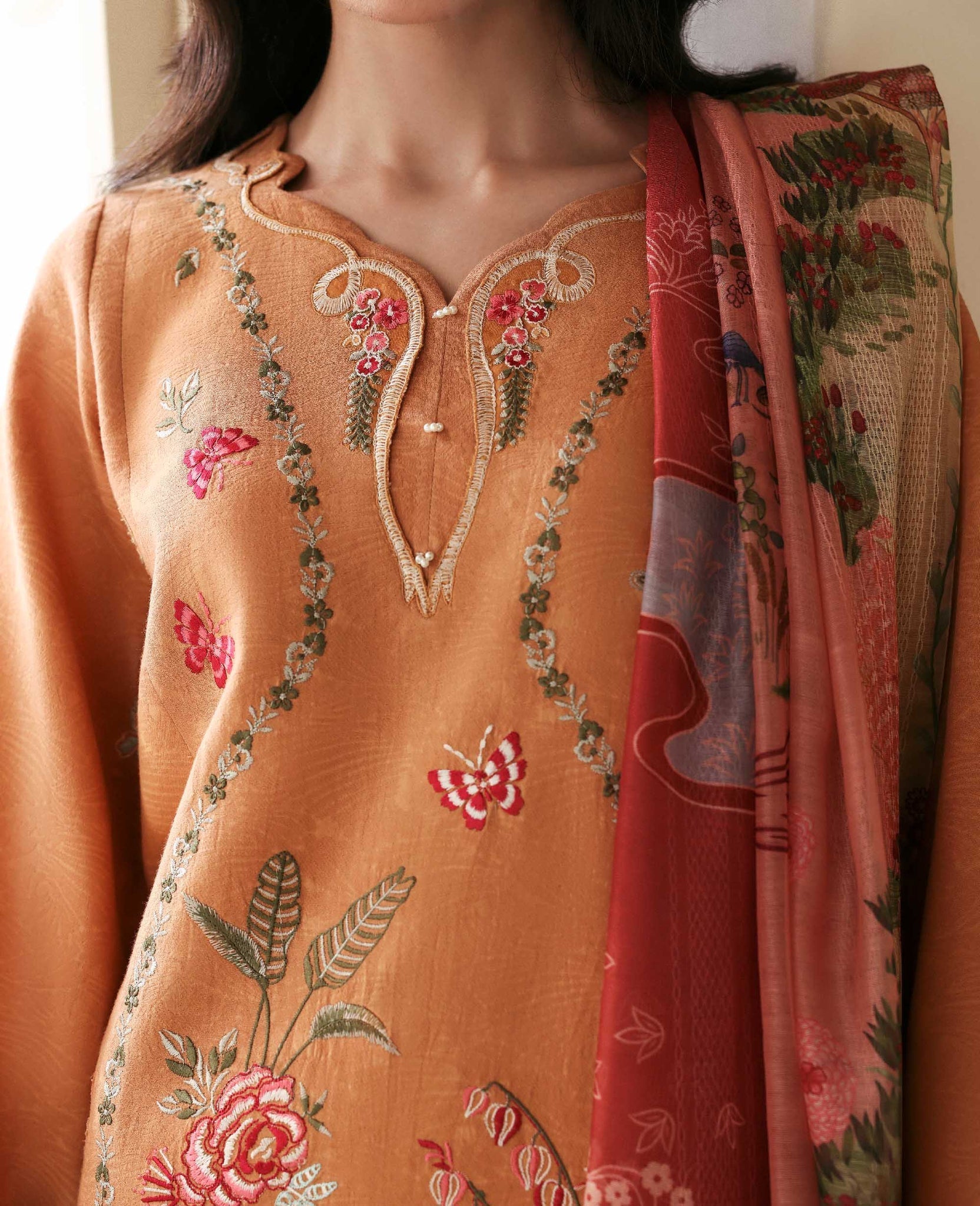 Republic Womenswear | Basics Pre Fall 25 | Orlane by Republic Womenswear - Designer Dress - Type : Ladies Clothes - Available at Saira Sultan - 100% Original 