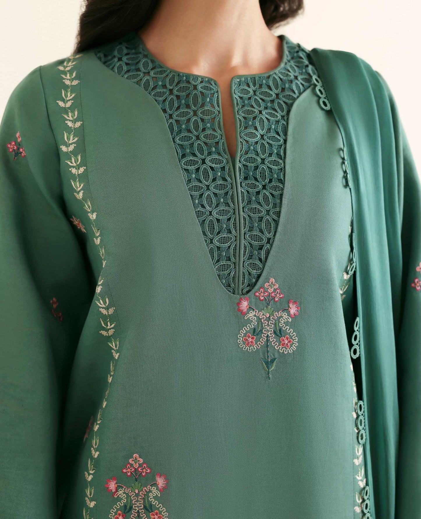 Republic Womenswear | Basics Pre Fall 25 | Solene by Republic Womenswear - Designer Dress - Type : Ladies Clothes - Available at Saira Sultan - 100% Original 