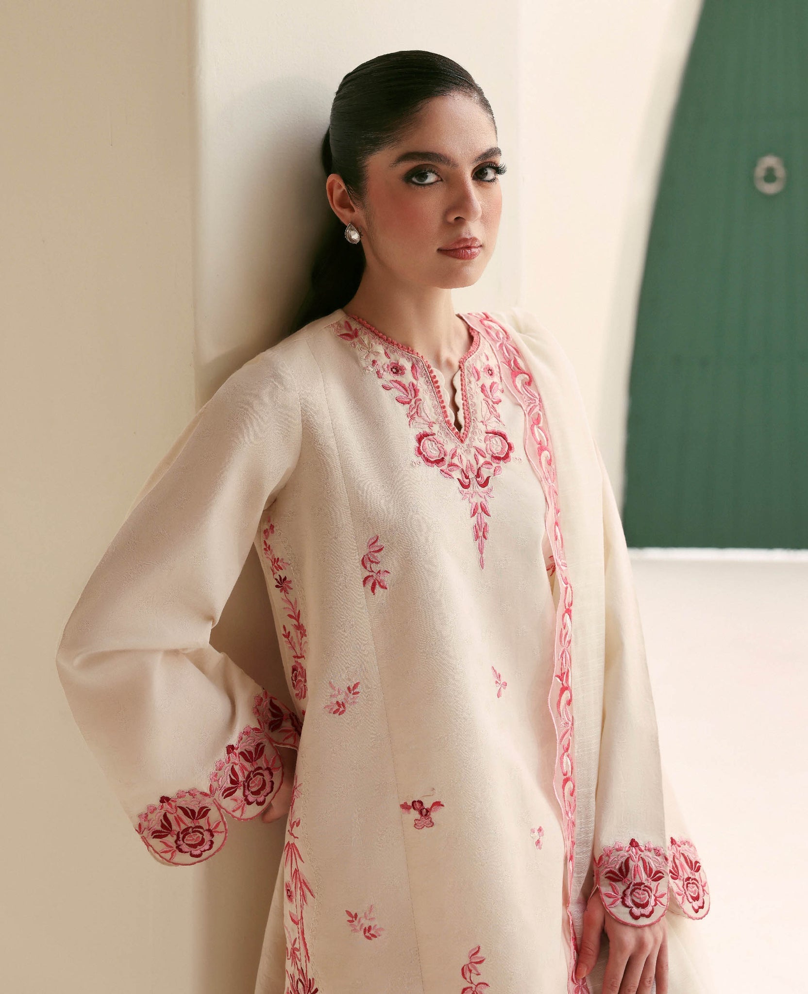 Republic Womenswear | Basics Pre Fall 25 | Camelia by Republic Womenswear - Designer Dress - Type : Ladies Clothes - Available at Saira Sultan - 100% Original 