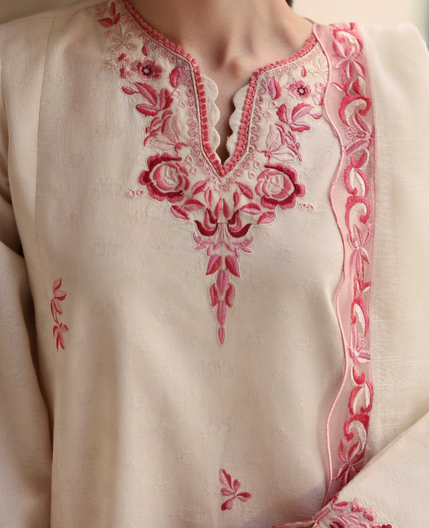 Republic Womenswear | Basics Pre Fall 25 | Camelia by Republic Womenswear - Designer Dress - Type : Ladies Clothes - Available at Saira Sultan - 100% Original 