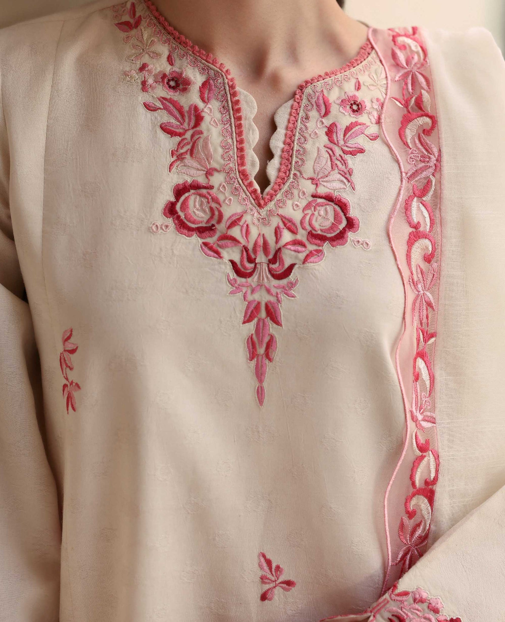 Republic Womenswear | Basics Pre Fall 25 | Camelia by Republic Womenswear - Designer Dress - Type : Ladies Clothes - Available at Saira Sultan - 100% Original 