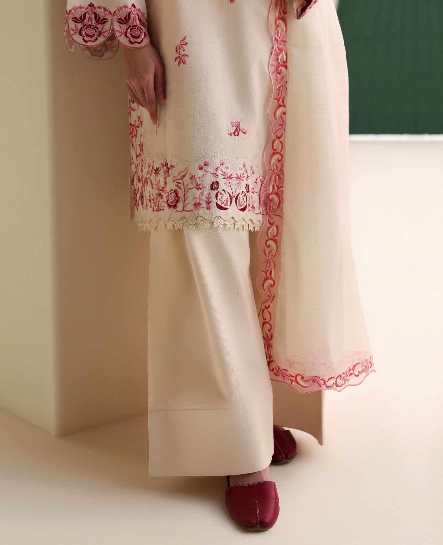 Republic Womenswear | Basics Pre Fall 25 | Camelia by Republic Womenswear - Designer Dress - Type : Ladies Clothes - Available at Saira Sultan - 100% Original 