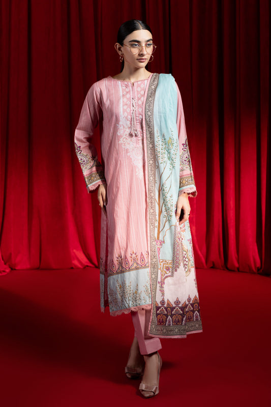 Bonanza Satrangi | Pink Lawn 3 Piece (BPS1243P26) 8 Pink