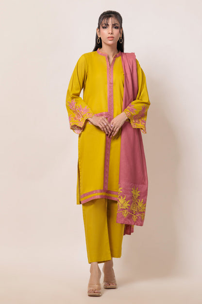 Bonanza Satrangi | Dhani Cambric 3 Piece (BPS5243P09) 8 Dhani