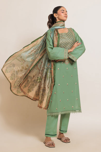 Bonanza Satrangi | Green Cambric 3 Piece (BPS5243P39) 14 Green