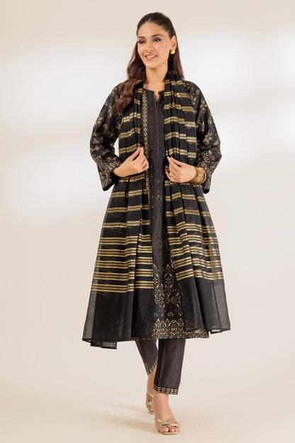 Bonanza Satrangi | Black Viscose 3 Piece (BPS5243P42) 16 Black