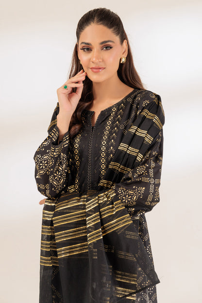 Bonanza Satrangi | Black Viscose 3 Piece (BPS5243P42) 12 Black