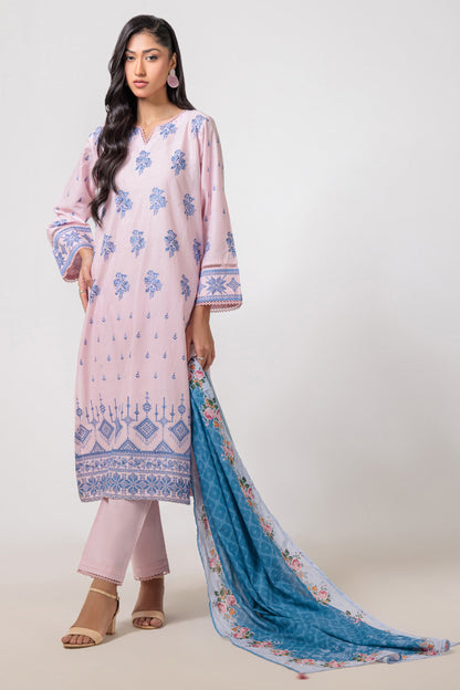 Bonanza Satrangi | Pink Cambric 3 Piece (BPS6243P04) 8 Pink