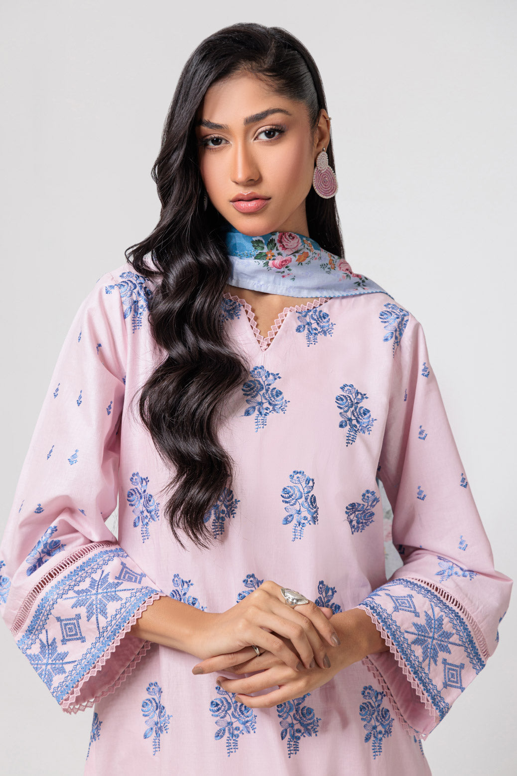 Bonanza Satrangi | Pink Cambric 3 Piece (BPS6243P04) 16 Pink