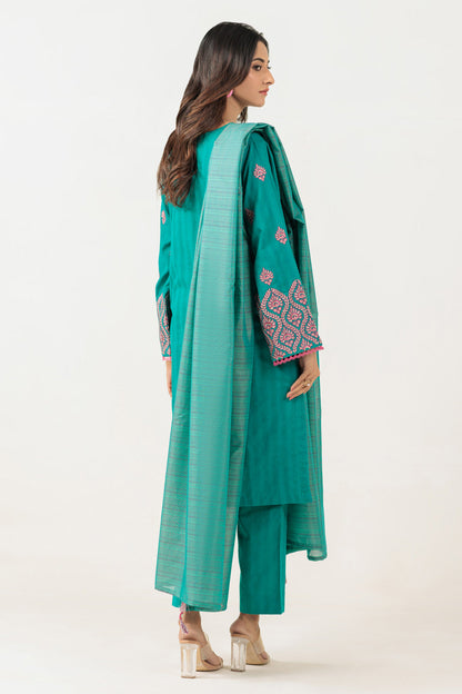 Bonanza Satrangi | Green Jacquard 3 Piece (BPS6243P11) 14 Green