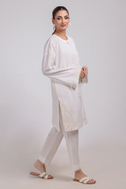 Bonanza Satrangi | White Jacquard 2 Piece (BPS7242P01) 14 White