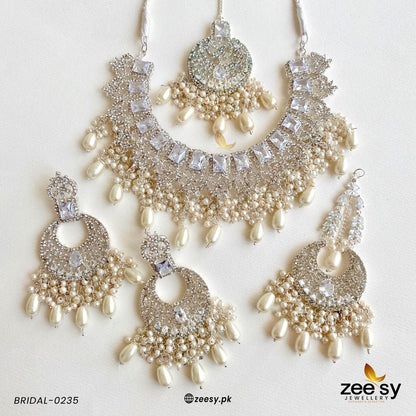 Bridal-0235 Silver Pearl