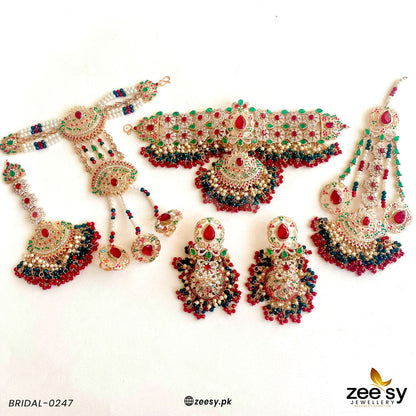 Bridal-0247 Red & Green