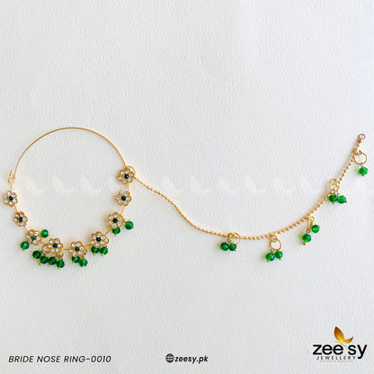 Bride Nose Ring-0010 Green