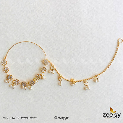 Bride Nose Ring-0010 Pearl