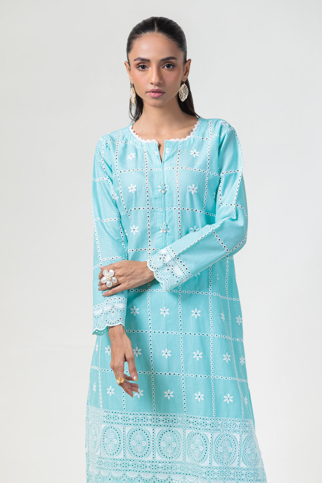 Bonanza Satrangi | S Green Cambric 2 Piece (BS2242P07) 12 Green