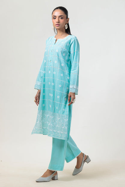 Bonanza Satrangi | S Green Cambric 2 Piece (BS2242P07) 14 Green