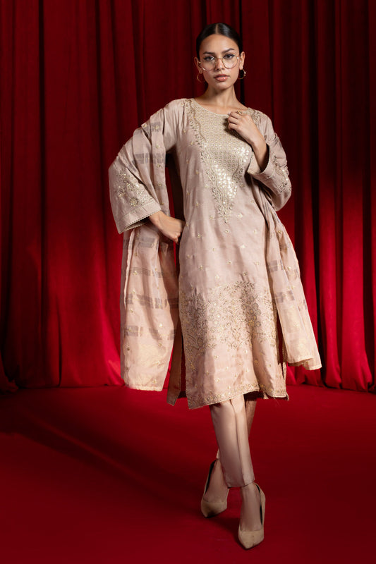 Bonanza Satrangi | Skin Silk 3 Piece (BS5243P17) 8 Skin