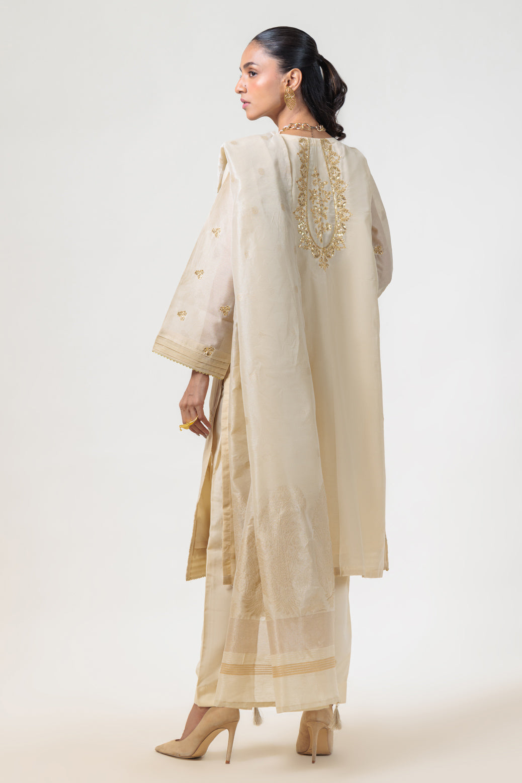 Bonanza Satrangi | Beige Dyed 3 Piece (BS5243P24) 16 Beige