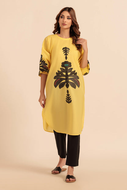 Bonanza Satrangi | Yellow Cambric 2 Piece (BS7242P22) 8 Yellow