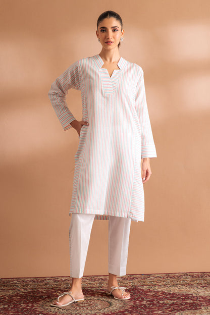 Bonanza Satrangi | White Yarn Dyed 2 Piece (BS7242P26) 8 White