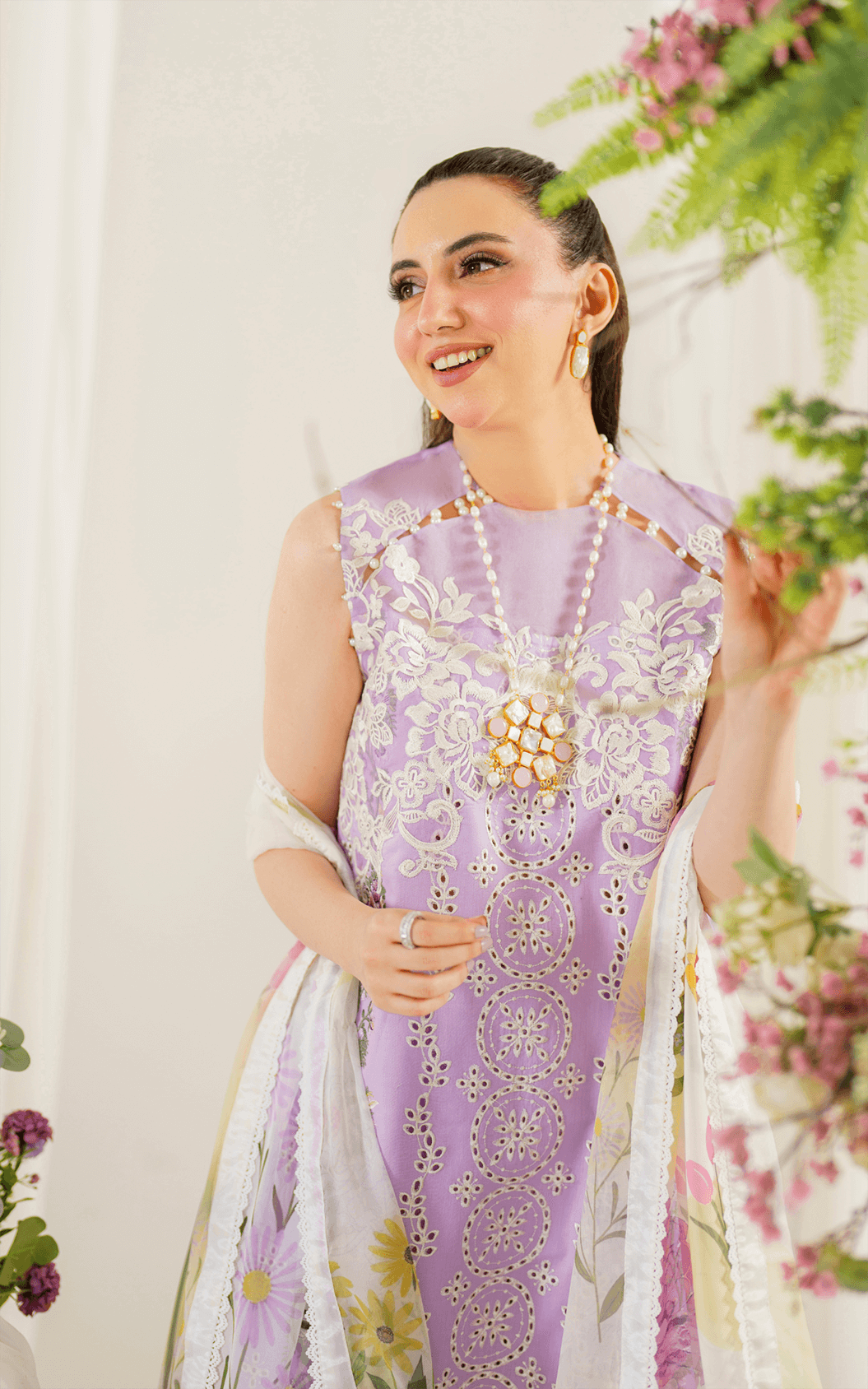 Asifa and Nabeel | Pretty in Pink Limited Edition | Babys Breath (PP-8) - Pakistani Designer Dress - by Asifa and Nabeel | Type: Luxury - 100% Original at Saira Sultan