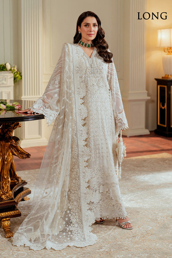 Baroque | Chantelle 24 | CHIFFON CH13-02 XS White Long Shirt with Pant