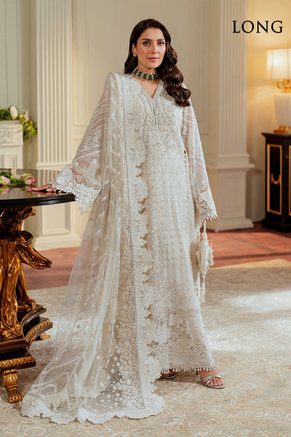 Baroque | Chantelle 24 | CHIFFON CH13-02 XS White Long Shirt with Pant