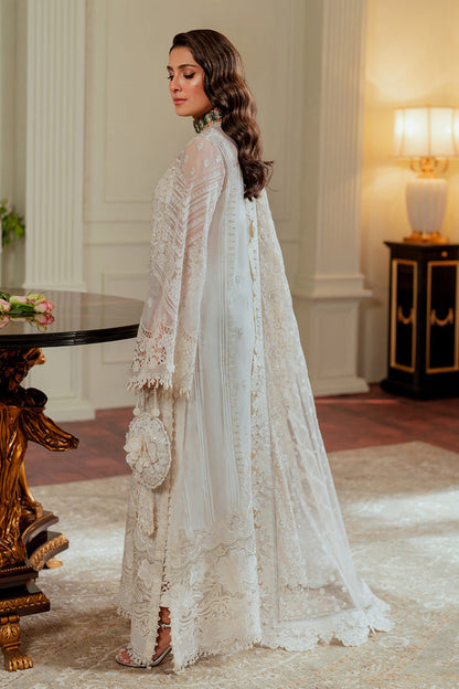 Baroque | Chantelle 24 | CHIFFON CH13-02 S White Long Shirt with Pant