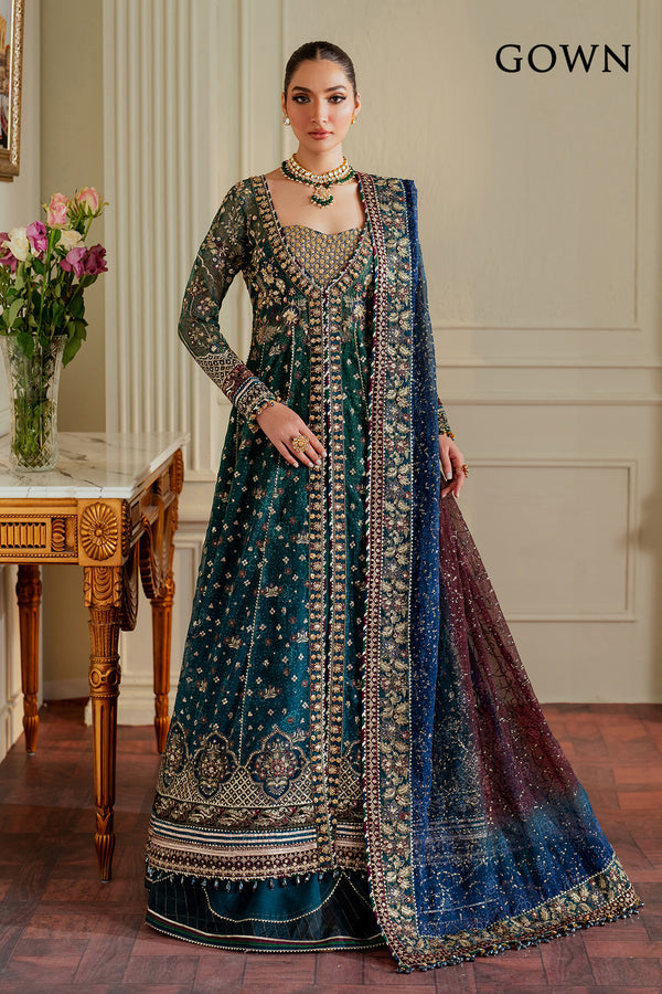 Baroque | Chantelle 24 | CHIFFON CH13-03 XS Teal Frock