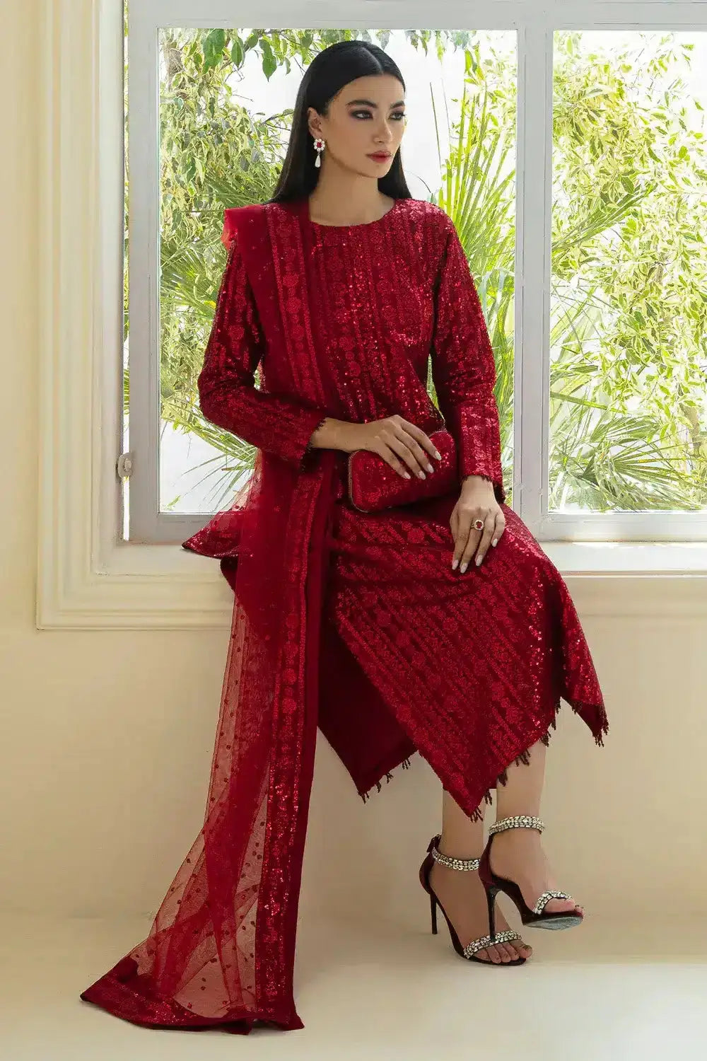 Baroque | Formals Collection | UF-385 - Pakistani Designer Dress - by Baroque | Type: Formal - 100% Original at Saira Sultan